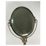 Antique Art Nouveau Oval Vanity Mirror