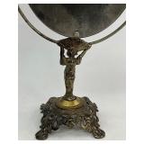 Antique Art Nouveau Oval Vanity Mirror