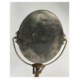 Antique Art Nouveau Oval Vanity Mirror