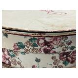 Vintage Hat Box of Scarves and Handkerchiefs