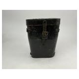 Antique Leather Wrapped Field Bioculars with Case