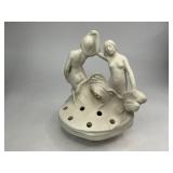 Weller Pottery Nude Women Flower Frog