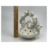 Weller Pottery Nude Women Flower Frog
