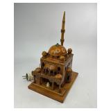 Vintage Wood Mosque Lamp