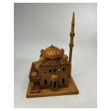 Vintage Wood Mosque Lamp