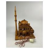 Vintage Wood Mosque Lamp