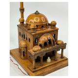 Vintage Wood Mosque Lamp