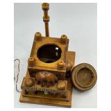 Vintage Wood Mosque Lamp