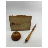 Vintage Wood Mosque Lamp