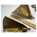 Brass Candlestick Wall Sconces and Candlestick Holders