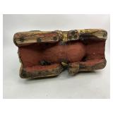 Antique India Gilt Wooden Carved Ram Sculpture