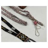 Native American Beadwork Necklaces and Pipestone Minn. Carved Arrowhead
