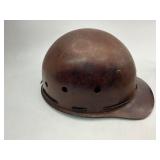 Military Style Brass Bugle and MSA Hard Hat