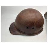 Military Style Brass Bugle and MSA Hard Hat