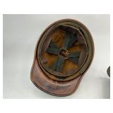 Military Style Brass Bugle and MSA Hard Hat