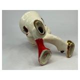 Ceramic Figure Lot - Rookwood Raven Bookend, Dancer Kreiss & Co., Blackamoor -Japan , Trojan Horse