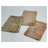 Antique Chinese Embroidered Silk Shoe & Antique Japanese Woodblock Print Books + Chinese Soup Bowl