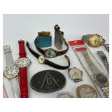 Vintage Watch and Knife Lot