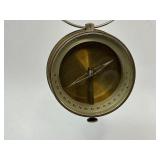 Antique Keuffel & Esser Co. Plane Table Alidade Surveying Telescope with Box + Brass Alidade Compass & Dip Needle Compass
