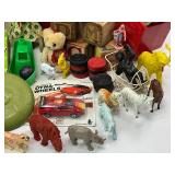 Vintage Toy Junk Drawer Box Lot
