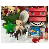 Vintage Toy Junk Drawer Box Lot