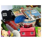 Vintage Toy Junk Drawer Box Lot