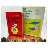 Vintage Charlie Brown Peanuts Book Lot with Bookends