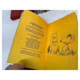 Vintage Charlie Brown Peanuts Book Lot with Bookends