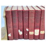The University of Minnesota Cast Iron Bookends with 1931 Encyclopedia Books
