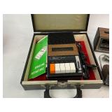 Vintage Electronics Lot - Cassestte Player Recorder and Digital & Flip Alarm Clocks