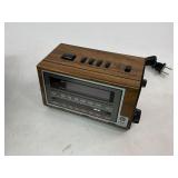 Vintage Electronics Lot - Cassestte Player Recorder and Digital & Flip Alarm Clocks