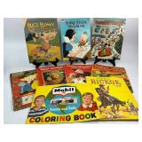 Vintage Coloring Book Lot