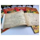 Vintage Coloring Book Lot