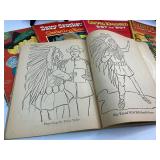 Vintage Coloring Book Lot