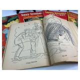 Vintage Coloring Book Lot
