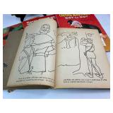 Vintage Coloring Book Lot