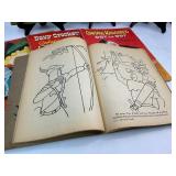 Vintage Coloring Book Lot