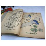 Vintage Coloring Book Lot