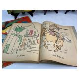 Vintage Coloring Book Lot