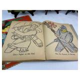 Vintage Coloring Book Lot