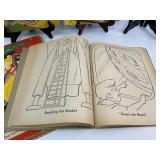 Vintage Coloring Book Lot