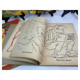Vintage Coloring Book Lot