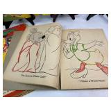 Vintage Coloring Book Lot