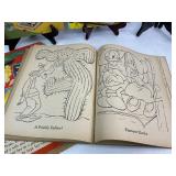 Vintage Coloring Book Lot