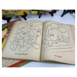 Vintage Coloring Book Lot