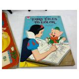 Vintage Coloring Book Lot