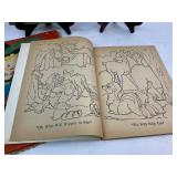 Vintage Coloring Book Lot