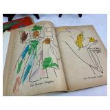 Vintage Coloring Book Lot