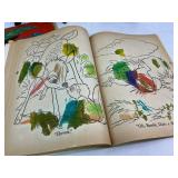 Vintage Coloring Book Lot