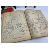 Vintage Coloring Book Lot